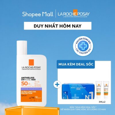 [PHIÊN BẢN DƯỠNG SÁNG] Sữa chống nắng dưỡng sáng Anthelios UVMUNE 400 Anti-Dark Spots Fluid 50ml