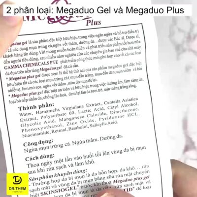 Megaduo Gel/Plus Gamma 15g-30g, Gel Giảm Mụn Ẩn, Thâm, Đầu Đen Cho Da Dầu Mụn - Dr Thêm